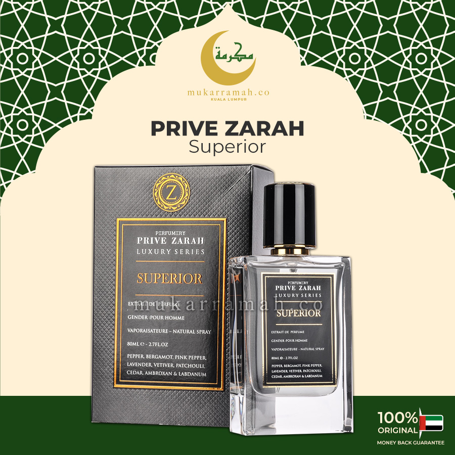 PRIVE ZARAH Luxury Series Perfume by Paris Corner