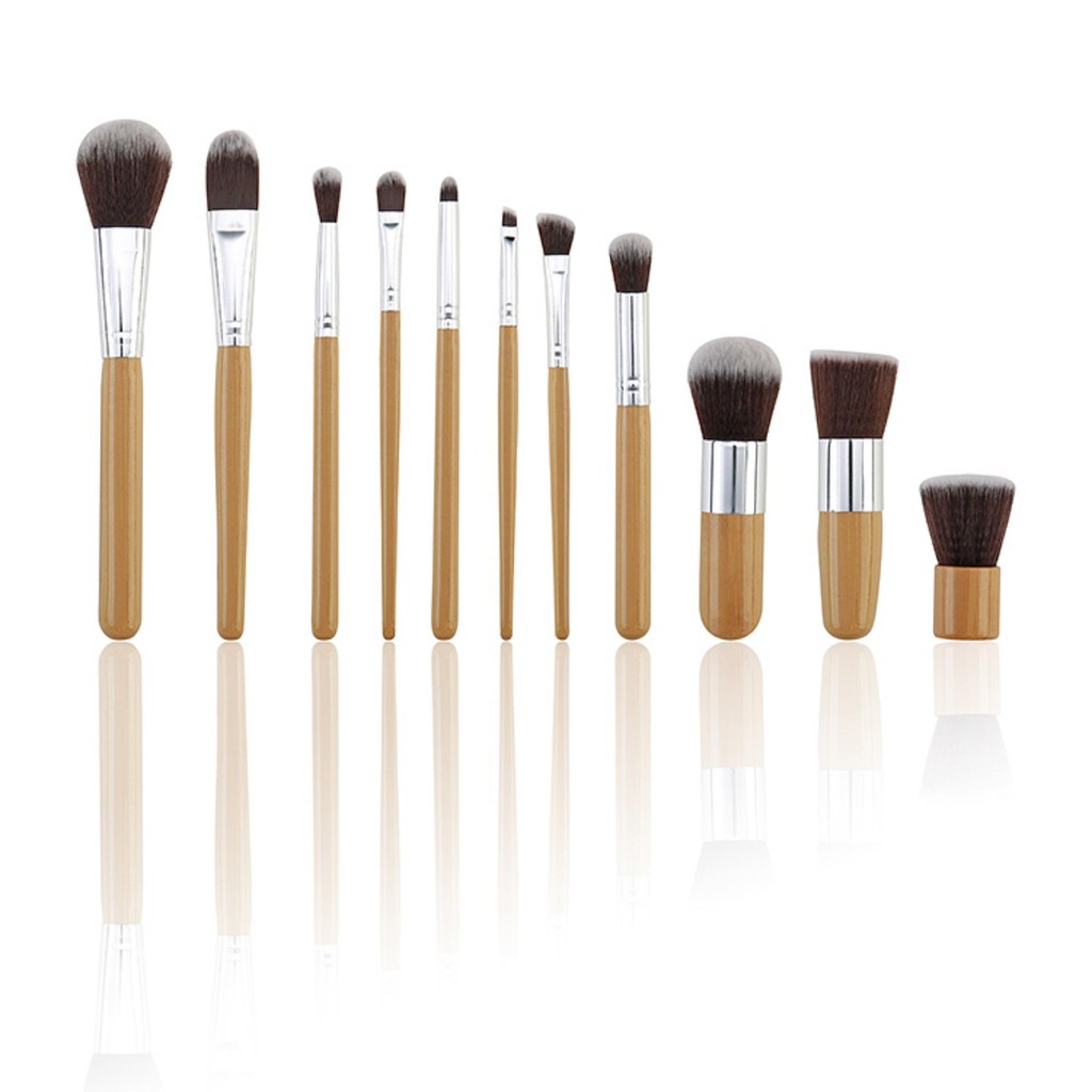 Professional Cosmetic Foundation Brush Eyeshadow Makeup Brush Set 11 Pcs