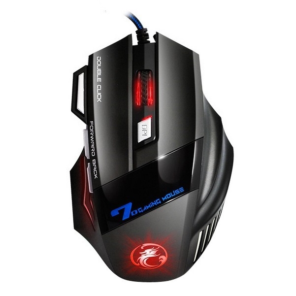 Programable 7 Button 5500 DPI LED Wired Optical Gaming Mouse For PC