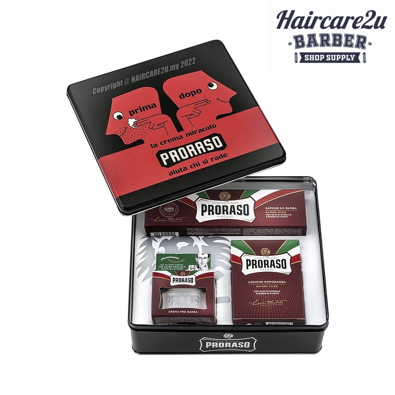 Proraso Vintage Selection Primadopo Shaving Set (Red)
