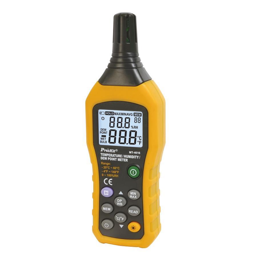 Proskit MT-4616 Temperature / Humidity / Dew point Meter