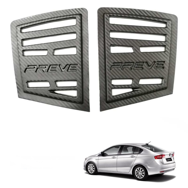 Proton Preve Rear Side 3D Carbon Window Triangle Mirror Cover Protector