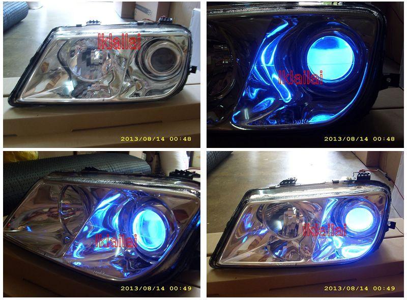 Proton Waja Projector Head Lamp with Angle Eye [Colour to be choose]