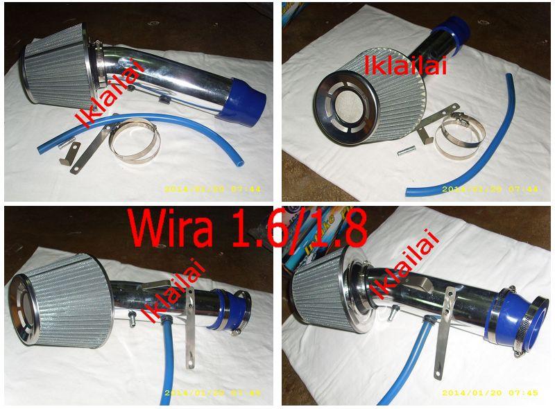 Proton Wira 1.6cc and 1.8cc Injection Ram Pipe Kit With Air Filter