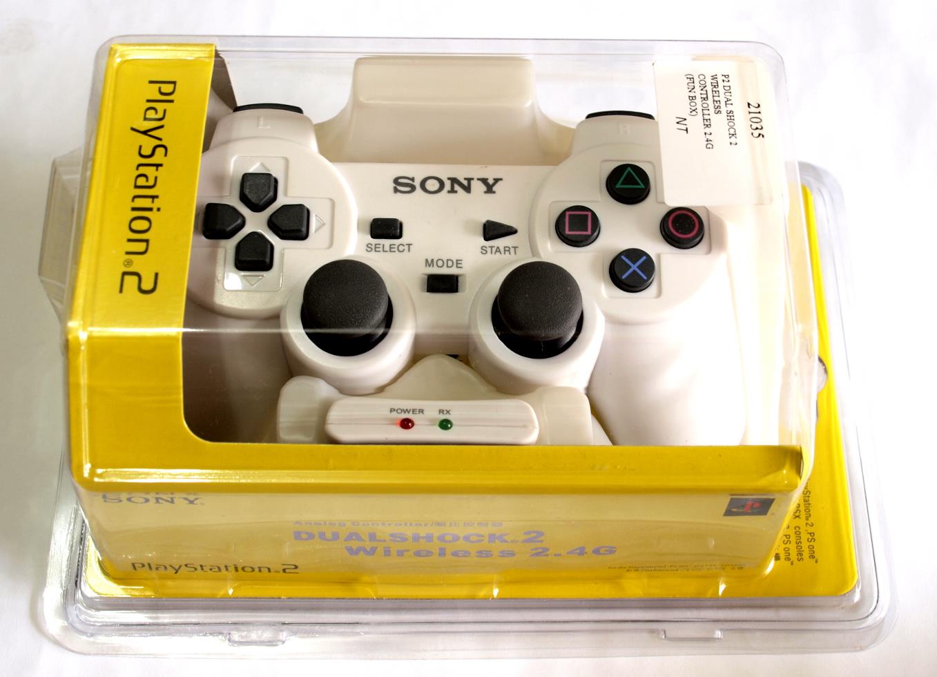 yellow ps2 controller