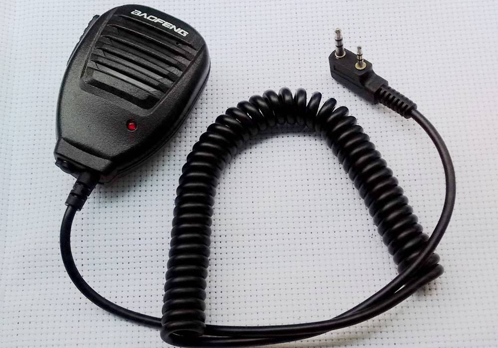 PTT Handheld Speaker Microphone For UV-5R UV-B5 BF-888S KG-UV8D Talkie