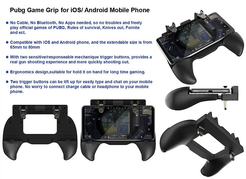 PUBG Game Controller GamePad Shooter for Android iOS