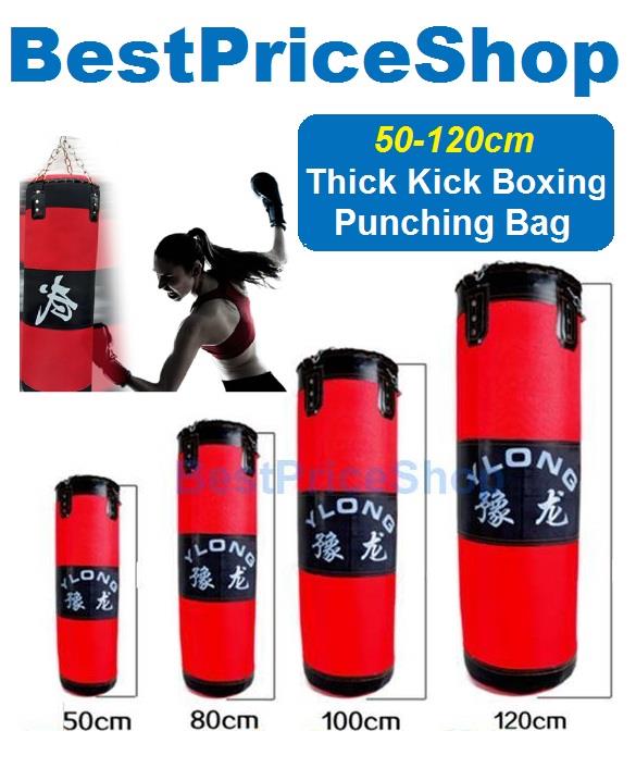 Punching Bag 50 120cm Thick Martial End 9 25 2019 2 12 Am Punching Bag 50 120cm Thick Martial Art Kick Boxing Ball Muay Thai