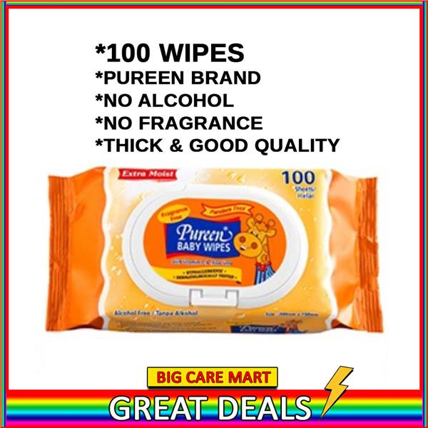 pureen baby wipes