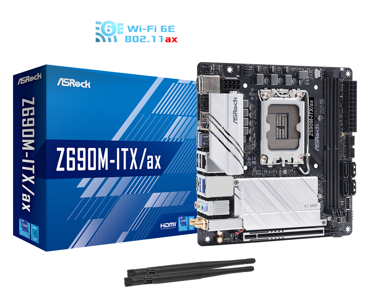 PWP ASROCK Z690M-ITX/AX DDR4 MINI-ITX &amp; INTEL CORE I7-12700 PROCESSOR