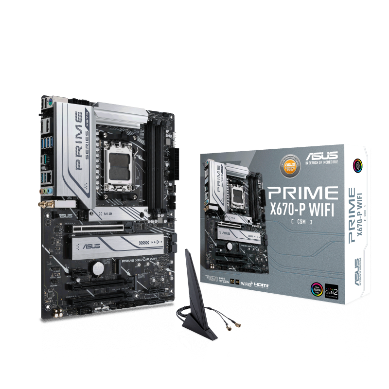 PWP ASUS PRIME X670-P WIFI-CSM DDR5 ATX &amp; AMD RYZEN 9 7900 PROCESSOR