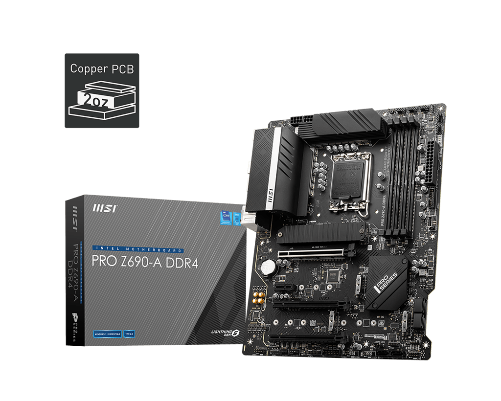 PWP MSI PRO Z690-A DDR4 ATX &amp; INTEL CORE I9-12900KF PROCESSOR