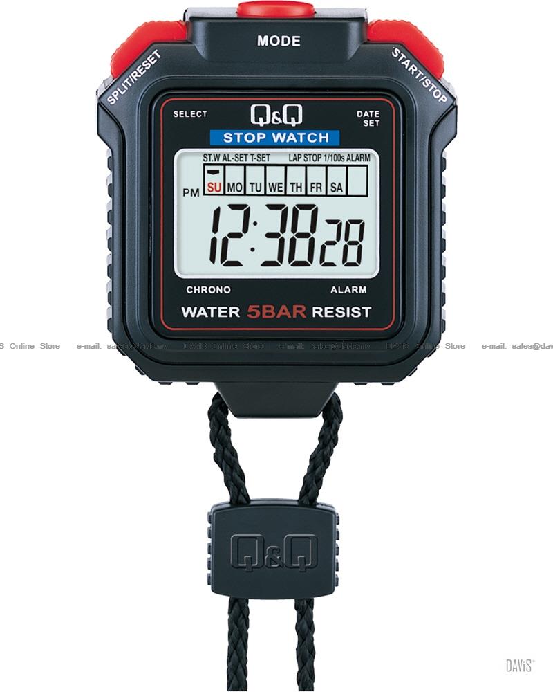 Q&Q Quartz - HS43J001Y - Stopwatch Lap Split Alarm 10 Years Battery