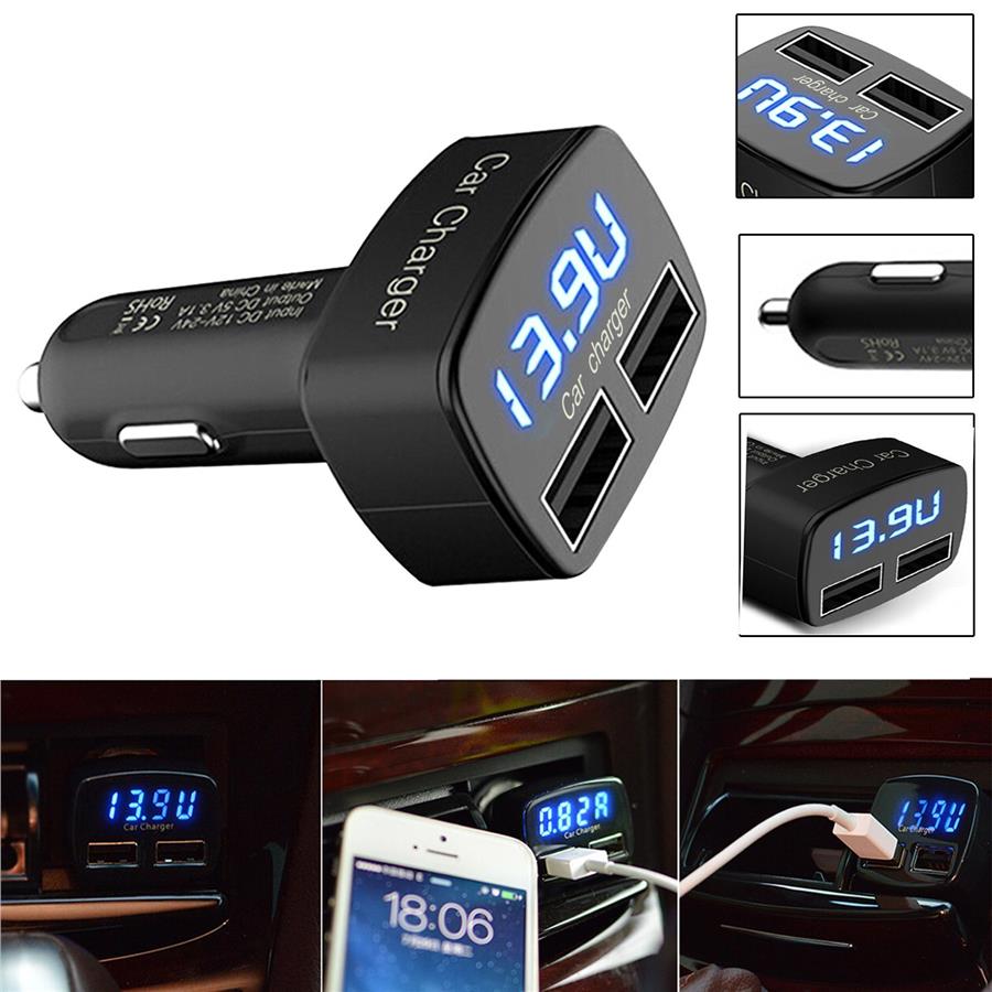 Qc3 0 4 In 1 Car Charger With Bat End 2 2020 7 15 Pm Qc3 0 4 In 1 Car Charger With Battery Voltmeter Display