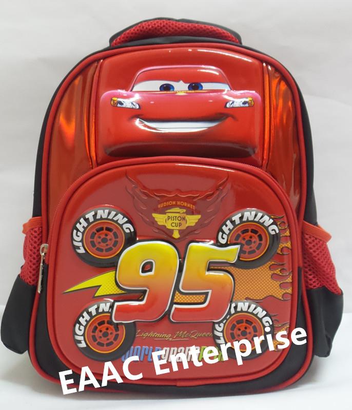 Quality Car Serie Kindergarten Primary School Bag Backpack Beg Sekolah