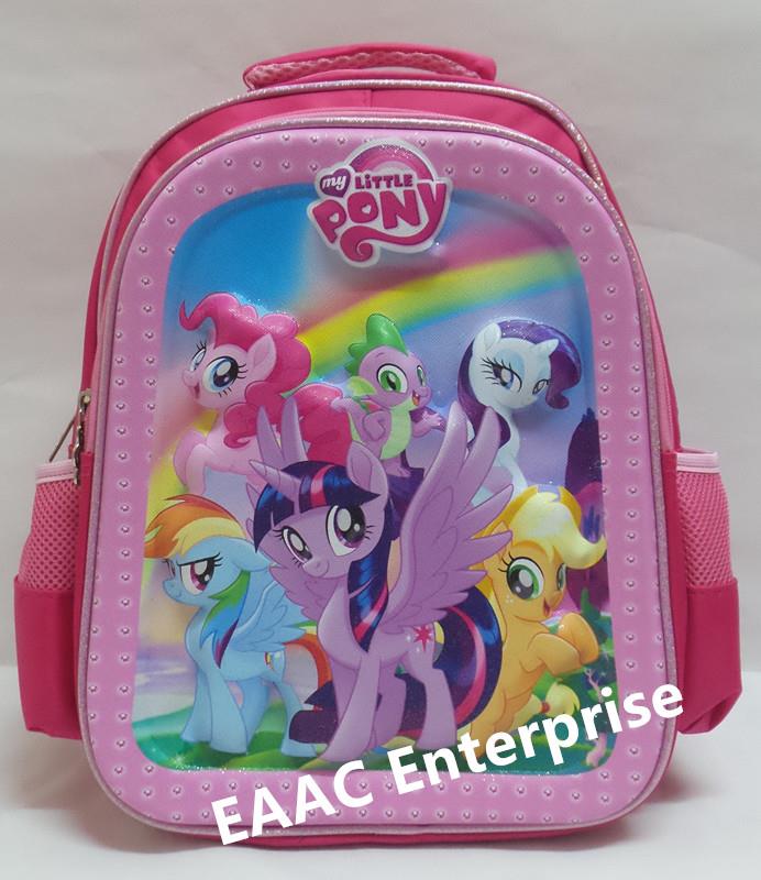 Quality Pony Kindergarten Primary 1-3 School Bag Backpack Beg Sekolah 