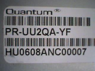 Quantum PR-UU2QA-YF 200/400GB LTO2 Drive Module Field 