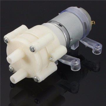 R385 DC 12V Pneumatic Diaphragm Water Pump Motor , 6W Watering System