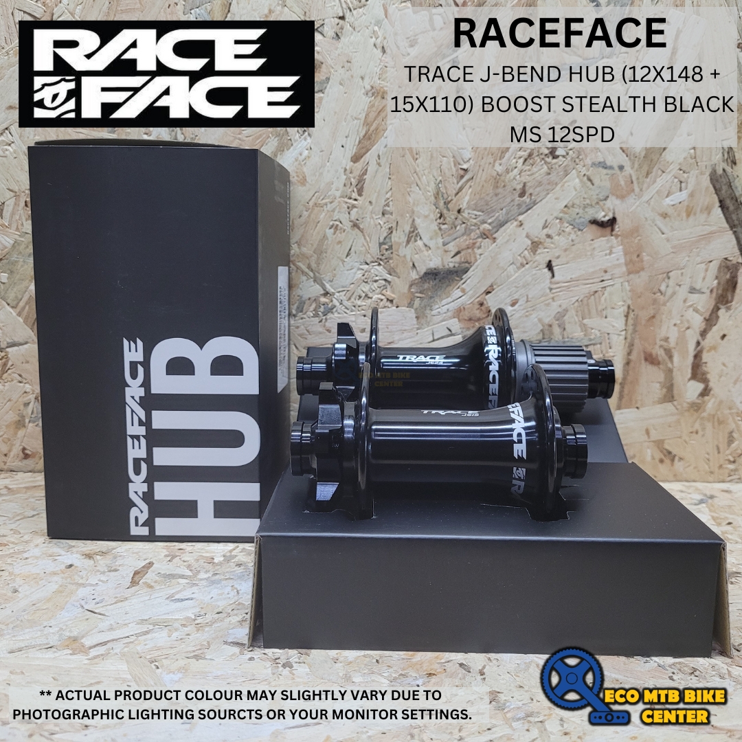 RACEFACE TRACE J-BEND HUB (12X148 + 15X110) BOOST STEALTH BLACK MS