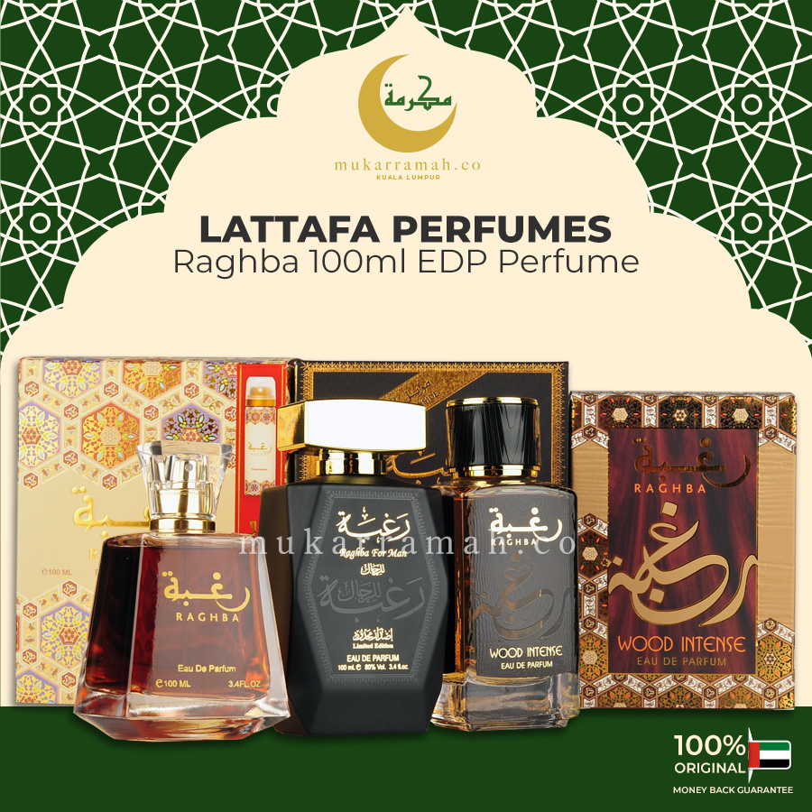 Raghba Collections 100ml EDP Perfumes by Lattafa