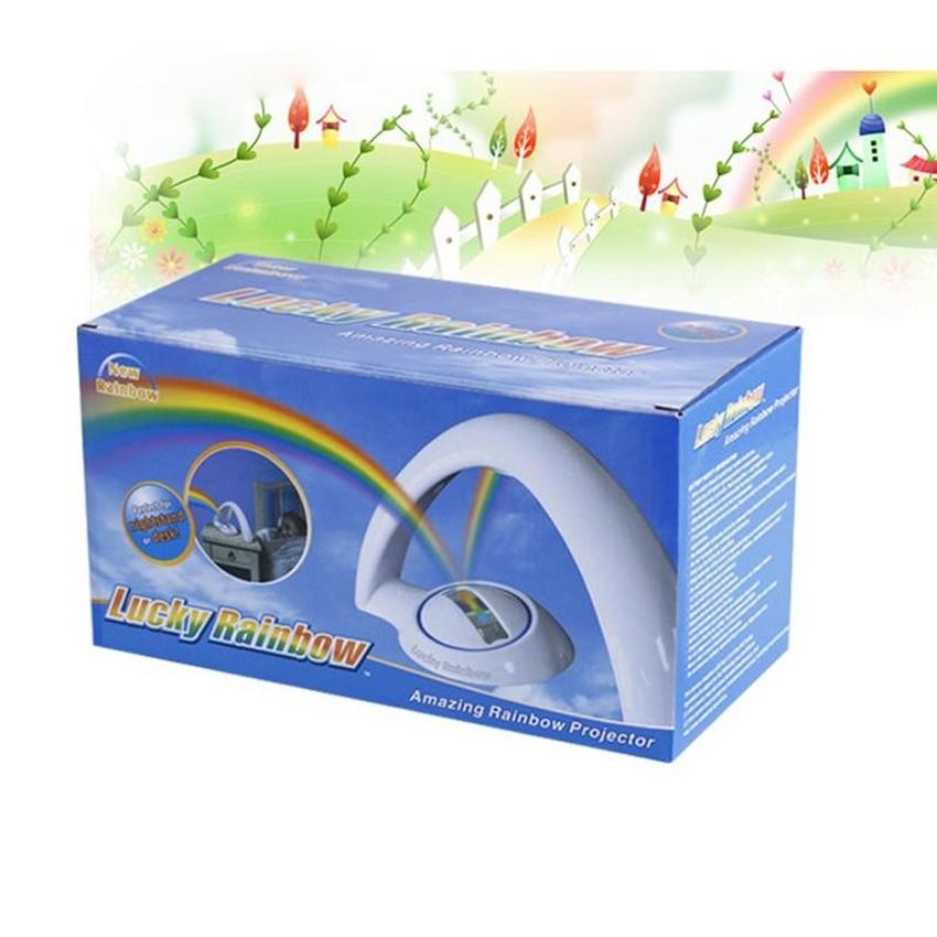 Rainbow Night Light LED Lamp Projector for Children Tabletop Décor