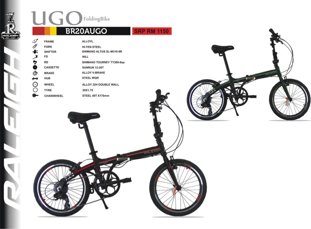 raleigh folding bike 2020