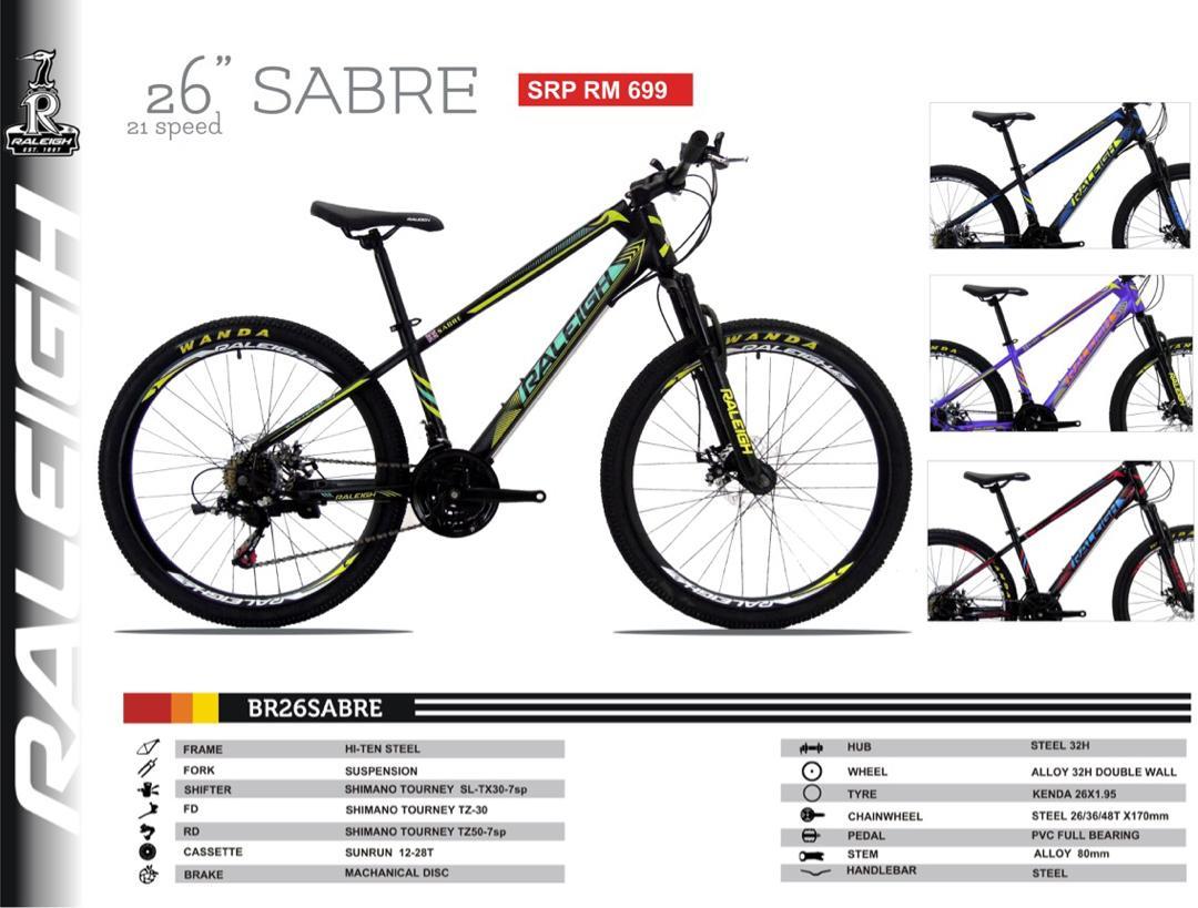raleigh sabre mountain bike