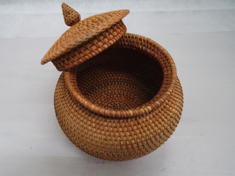 Round Rattan Basket With Lid End 2 20 2018 5 15 Pm Round Rattan Basket With Lid