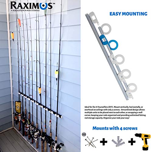 Raximus Adjustable Fishing Rod Rack (end 3/13/2021 12:00 AM)