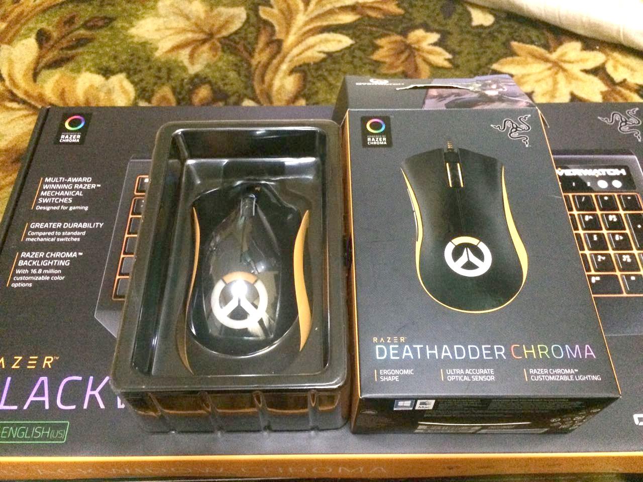 razer overwatch deathadder chroma gaming mouse