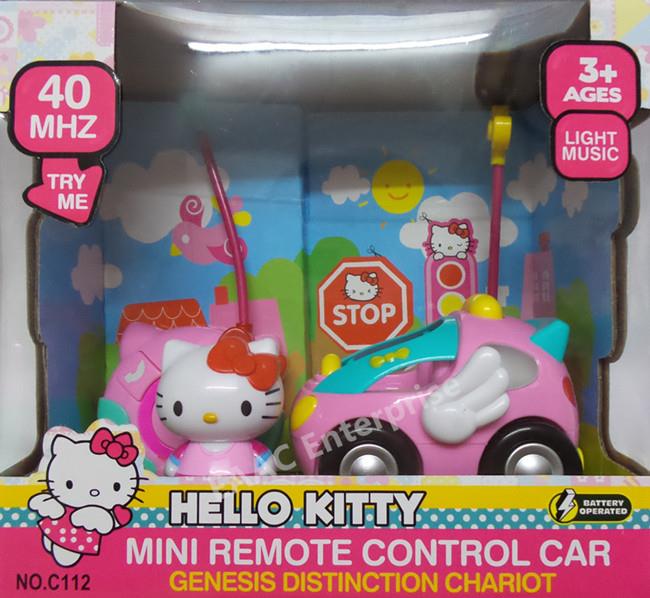 hello kitty remote control car