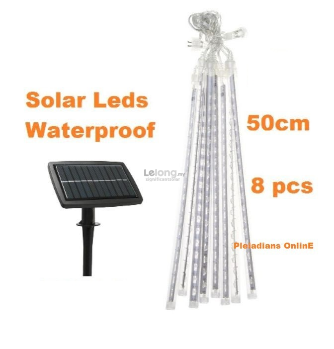 &#128073; READY STOCK &#128073;&#127474;&#127486; 50cm Solar String Led Shower Light Waterproof