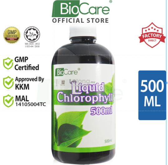 [Ready Stock] Biocare Liquid Chlorophyll 500ml Biocare &#21494;&#32511;&#32032;