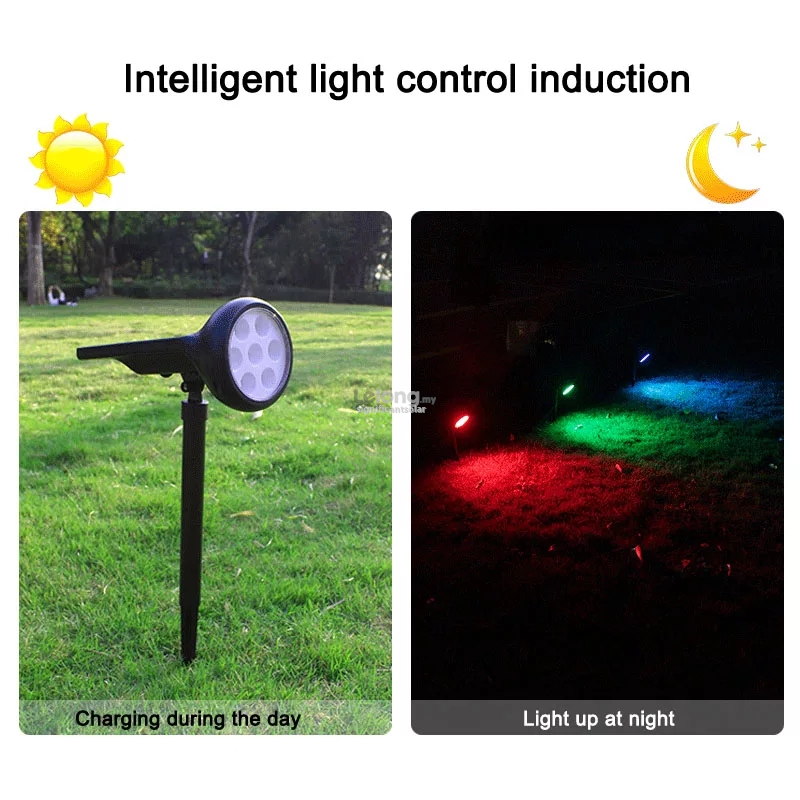 &#128073; READY STOCK &#128073;&#127474;&#127486; Colorful Solar Lawn Light Outdoor Waterproof