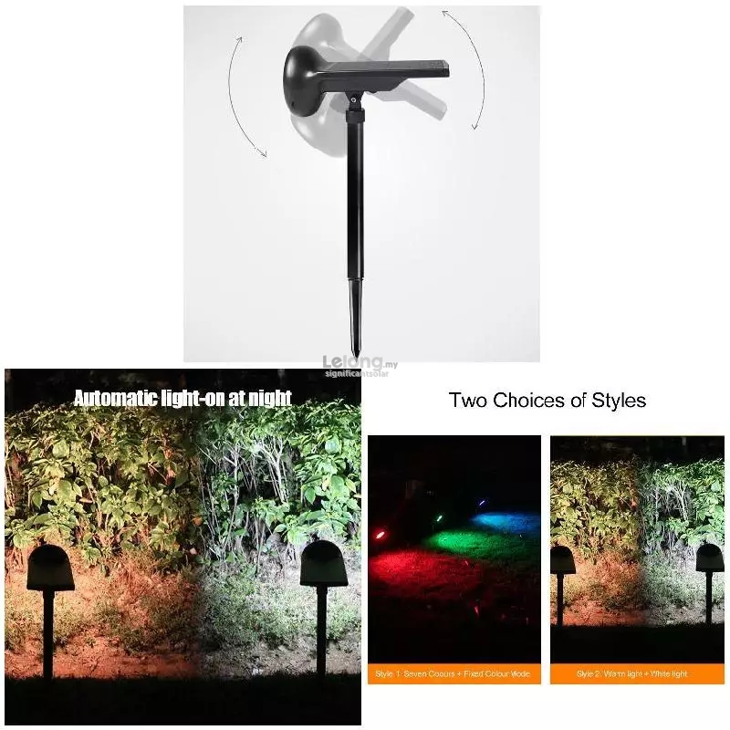&#128073; READY STOCK &#128073;&#127474;&#127486; Colorful Solar Lawn Light Outdoor Waterproof