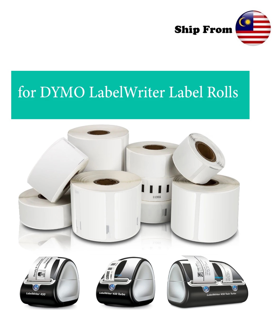 [ READY STOCK ] Dymo Comp Label Tape Label Writer