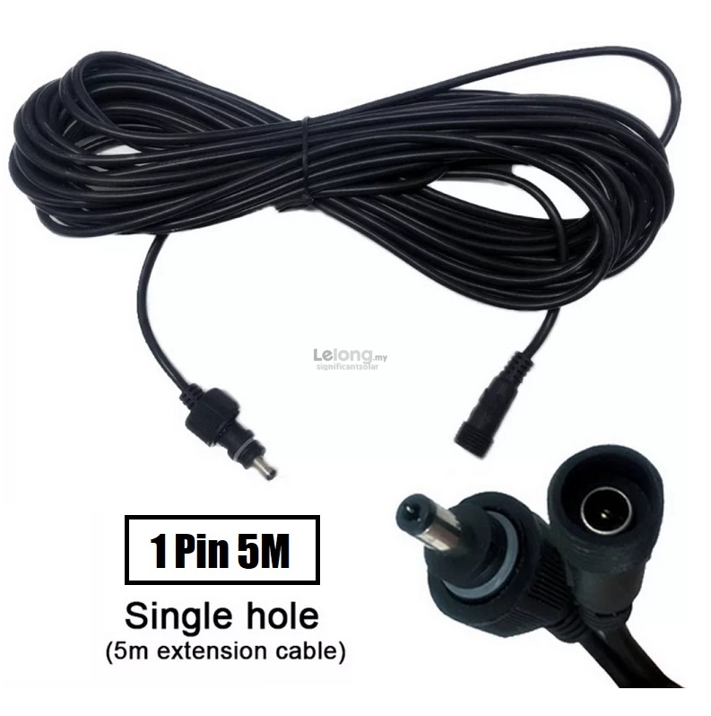 &#128073; READY STOCK &#128073;&#127474;&#127486; Led Solar Flood Light Extension Wire Cable 5