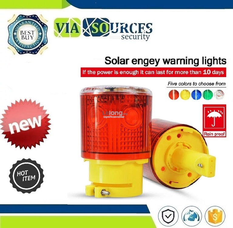 &#128073; READY STOCK &#128073;&#127474;&#127486; Rain Proof Controlled No Switch Solar Warning