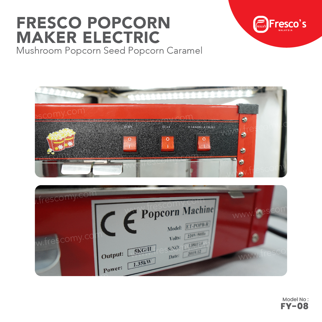 [READYSTOCK] Popcorn Maker Mushroom Popcorn Seed Popcorn Machine