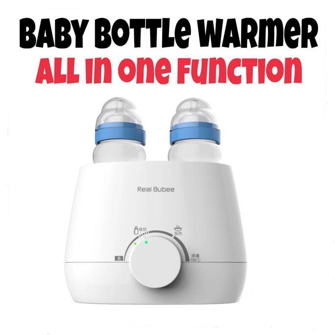 Real Bubee Baby Dual Bottle Food Warner Milk Warmer Baby Feeding Milk