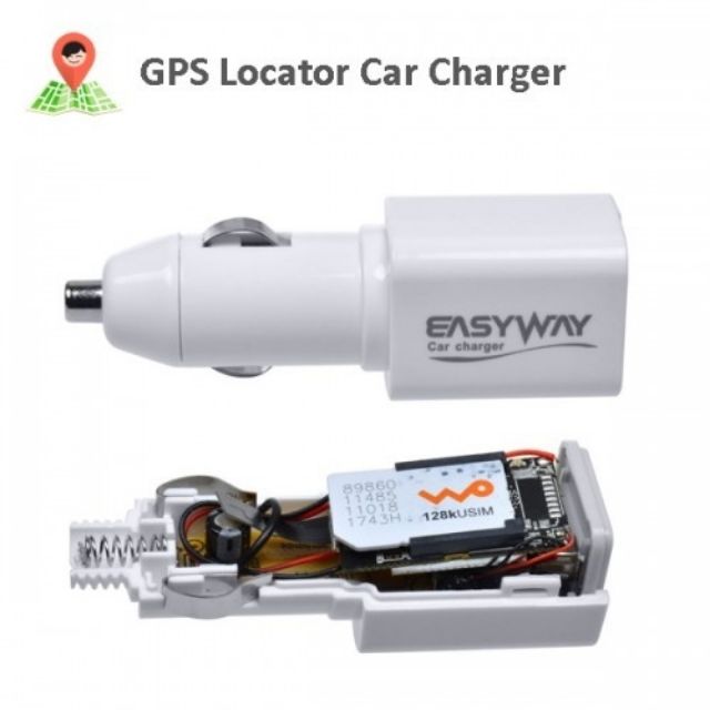 Real Time Spy GPS Tracker Car Charger Style Global Locator GSM Tracking USB Ci