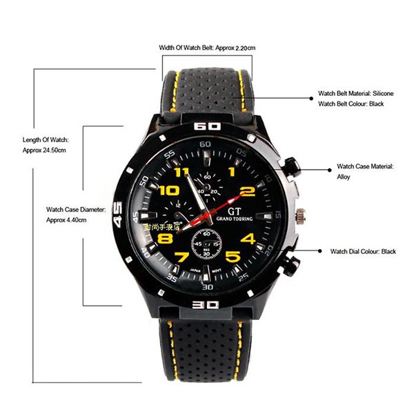 Realeos GT Sport Watch Men (WITH BOX) - R383
