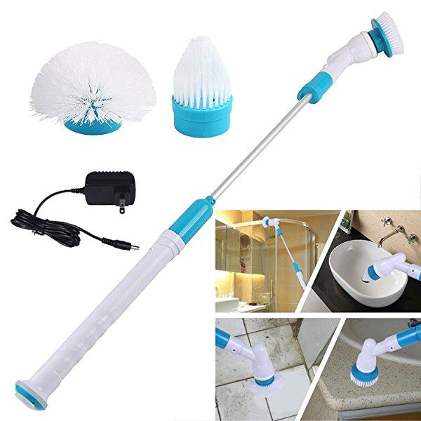 Rechargeable Hurricane Spin Scrubber Home Cleaning Brush Scrub Tile ...