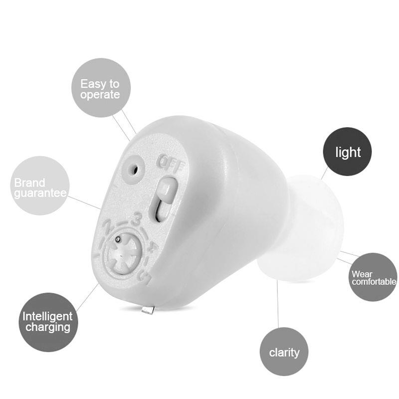 Rechargeable mini hearing aid ear so (end 2/12/2019 9:15 AM)