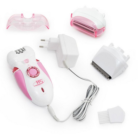 Rechargeable Shaver + Electronic Callus Remover(Pink+Purple)
