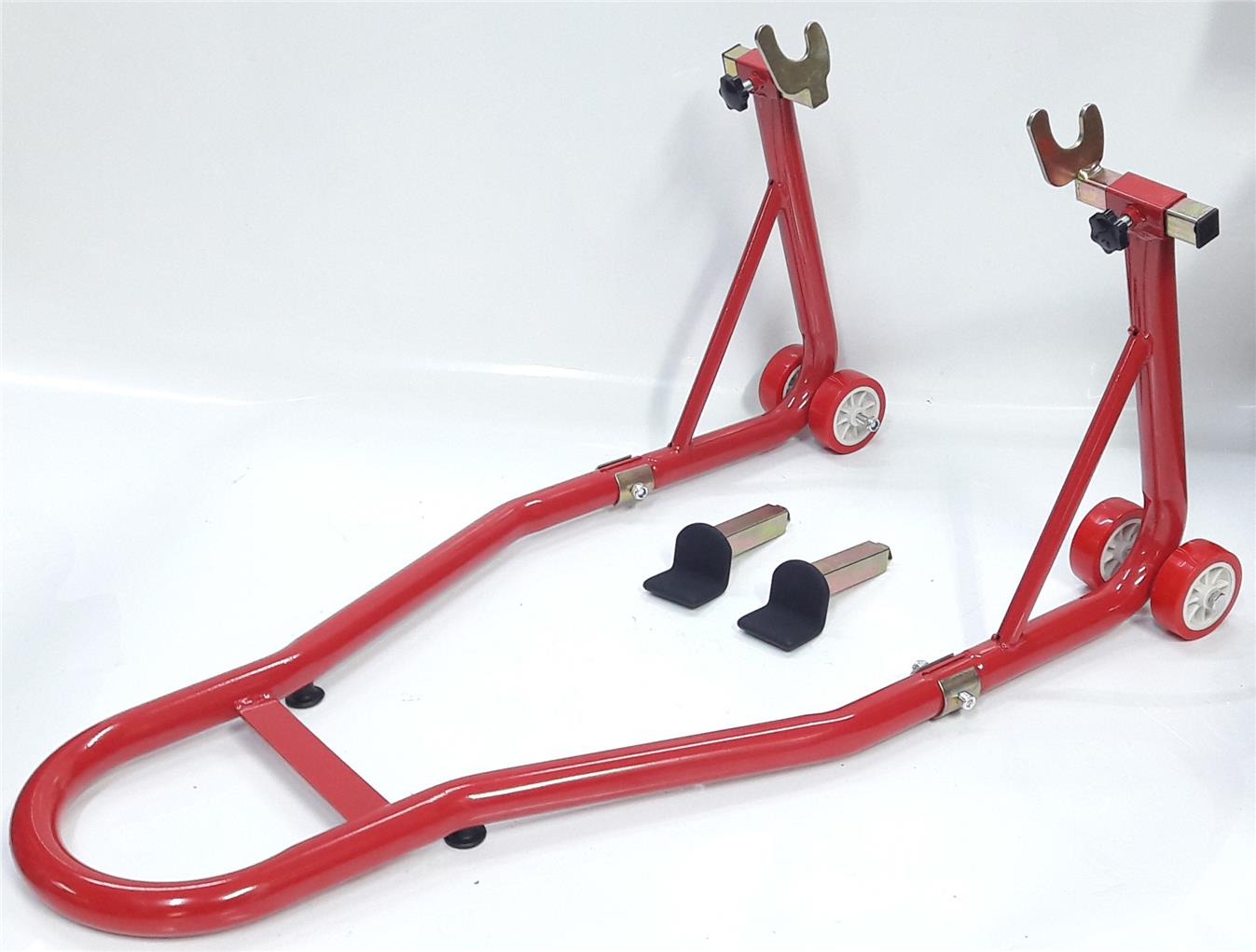 (Red)Paddock Stand Universal Complete C-Hook & L-Hook
