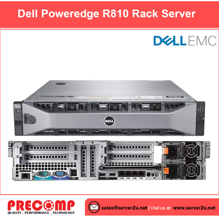 (Refurbished) Dell PowerEdge R810 Server (L7555.96GB) (R810)