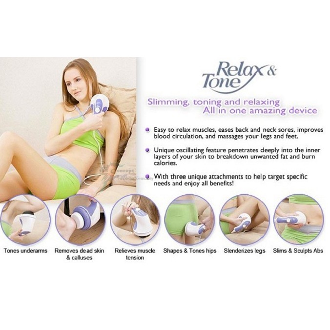 Relax And Spin Tone Whole Body Massager-slimming