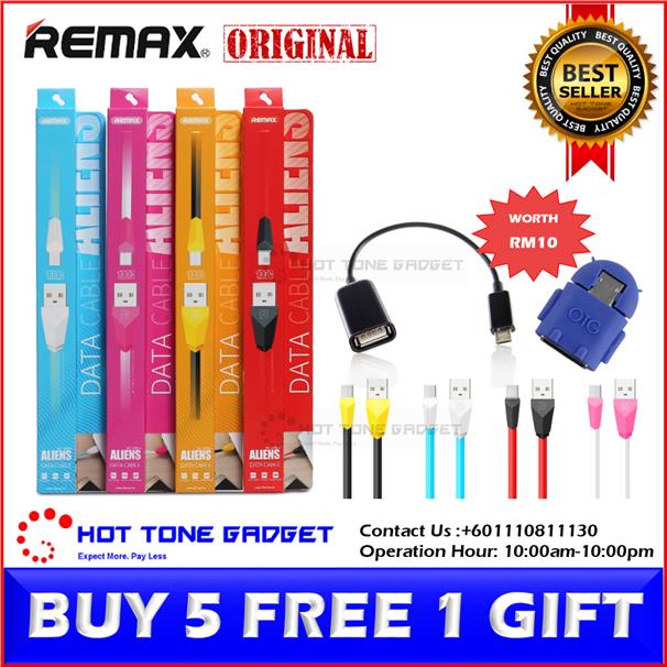 REMAX Fast Charging Lightning Type C Micro USB Cable iPhone - OTG. ‹ ›