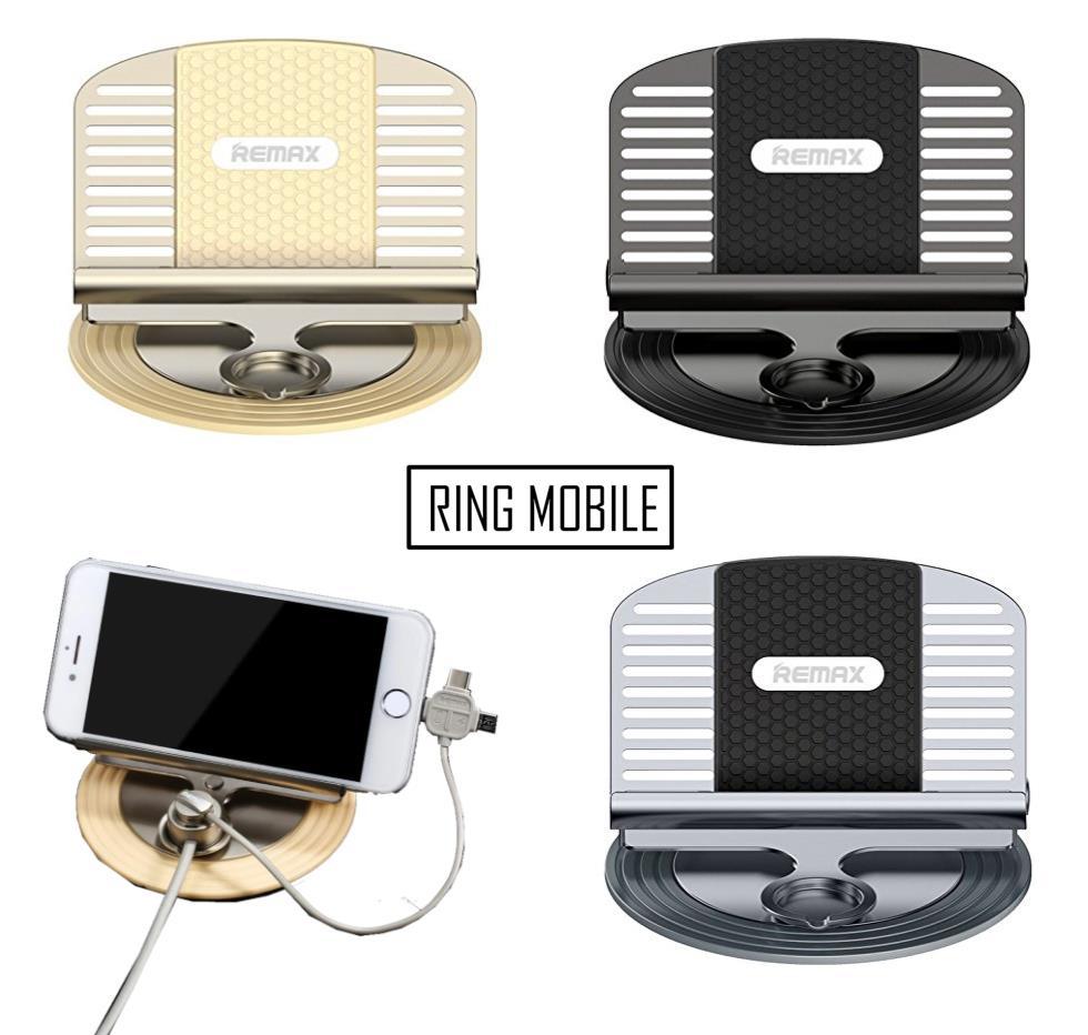 Remax Letto RC-FC2 Car Mount Holder with 3in1 Magnetic Charging Cable